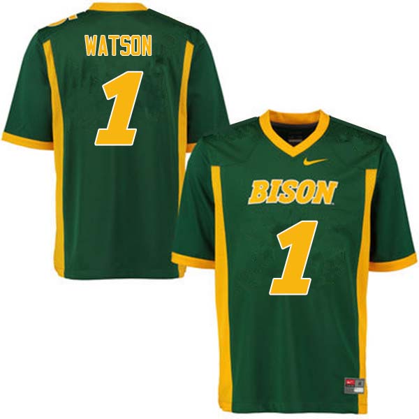 Men #1 Christian Watson North Dakota State Bison College Football Jerseys Sale-Green - Click Image to Close